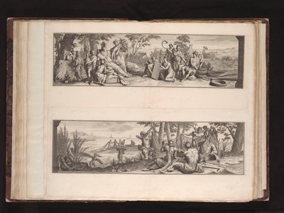 Kaart die de landen enz. van de Overwaert binnen de ringdijk van de Alblasserwaert toont / uitgegeven door bevel van de edele heren erfwatergraaf en waterheemraden van de Overwaert in het jaar MDCCVI door Mattheus van Nispen
